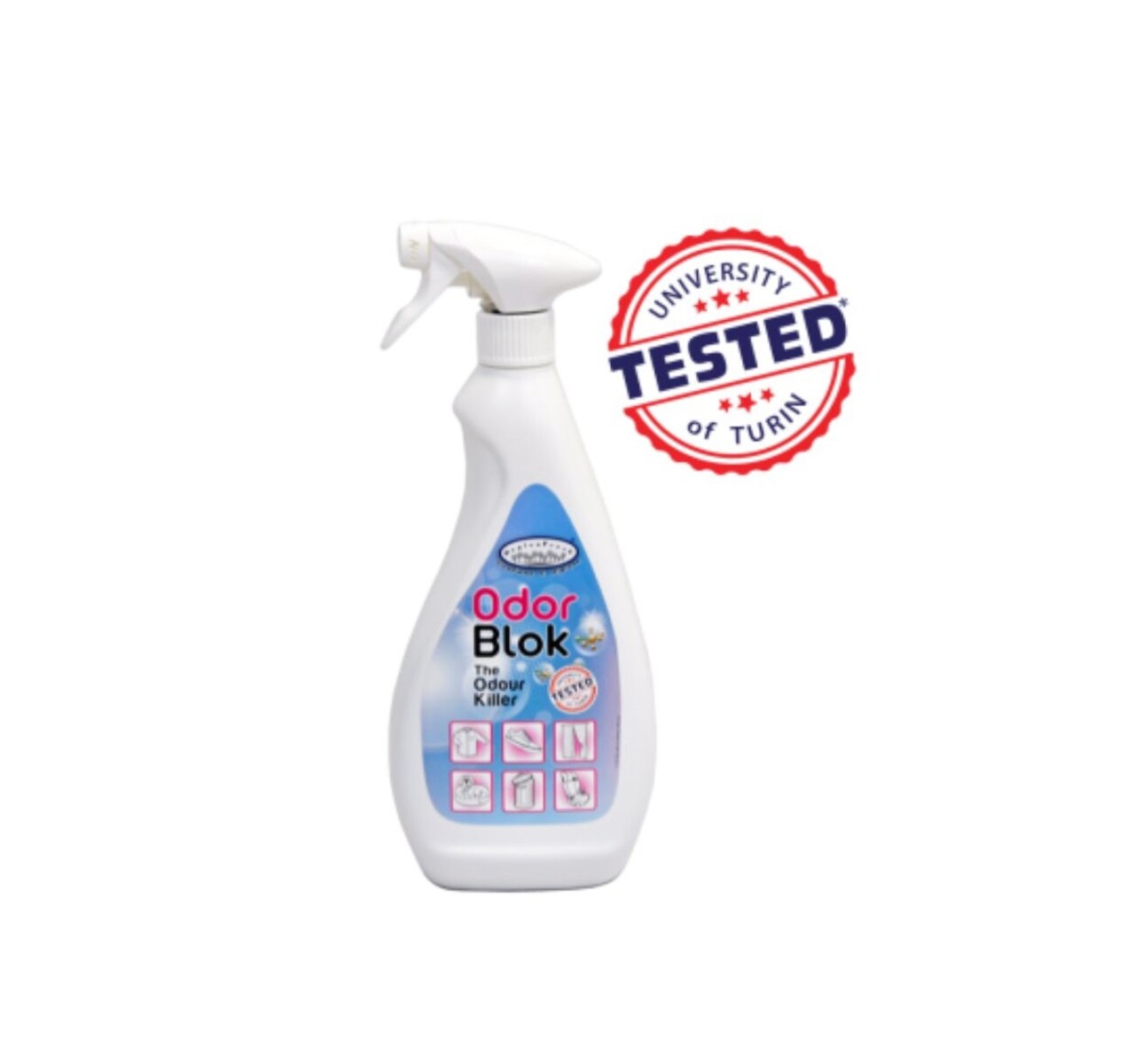 Neutralizator de miros, spray cu pulverizator, 750 ml, OdorBlock - imagine 4
